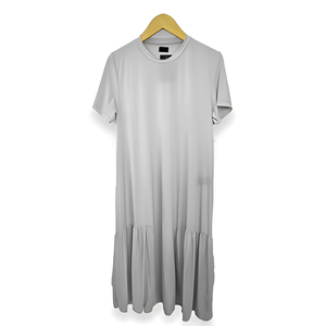 Vestido Midi Ropa de mujer Casual Mangas cortas Cómodo Poliéster duradero de alta calidad Sensación de mano suave Selena - Product Image 4