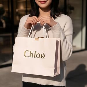 Vietnam Premium Luxury Art <b>Paper</b> <b>Bags</b> with Patch Handle Customized Logo High-End Retail Brand Solution to the title - Product Image 5