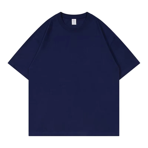 Camiseta Casual de Manga Corta para Hombre, Color Verde Azulado, Cuello Redondo, Corte Holgado, 100% Algodón Jersey, Tejido Liso Teñido - Product Image 2