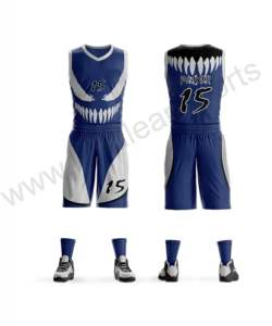 Dernier modèle d'uniforme de basket-ball 2025 Maillot de basket-ball de quantité minimale de commande basse Uniforme de basket-ball de sublimation pour hommes - Product Image 4