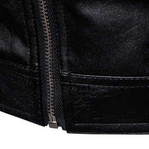 Chaqueta de cuero superventas chaqueta de cuero para hombre precio al por mayor chaqueta de cuero Pu para hombre moda último estilo 2025 - Product Image 4