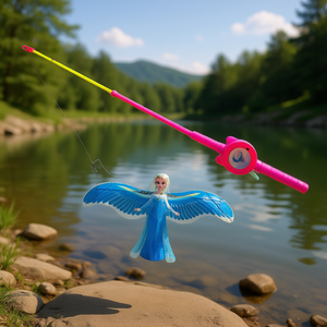 Set de Caña de Pescar Bdt Dragon de 70 cm y Sombrilla de Pesca Premium Ice Princess de 30 cm - Product Image 3