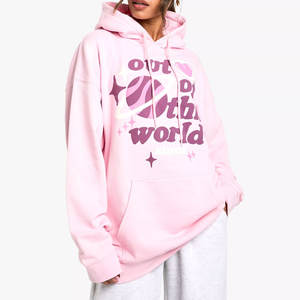 Colección de invierno de alta calidad, Sudadera con capucha cálida de tela suave con estampado de soplo para mujer, diseño único, Sudadera con capucha con estampado de soplo para mujer - Product Image 3