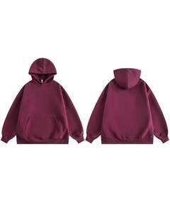 Sudadera con Capucha de Forro Polar Transpirable de Moda para Invierno, Cómoda y Ecológica, Mezcla de Poliéster/Algodón, Diseño Bordado con Cuentas, Digital - Product Image 1