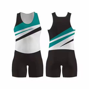 Uniformes d'aviron personnalisés en gros d'usine sans manches Sublimation vêtements d'aviron combinaison de peau à séchage rapide unisuits d'aviron - Product Image 5