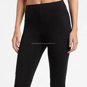 Pantalones de yoga sin costuras de alto rendimiento para mujer, ropa de gimnasio de diseño personalizado transpirable para fitness - Product Image 6