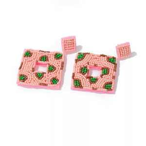 Pendientes de Aro Acrílicos Abstractos de Moda para Mujer, Color Verde Lima, Geométricos Transparentes, Colgantes, Joyería de Moda para Fiestas - Product Image 1