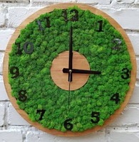 Kreative Moderne Dekorative Große Runde Holz-Quarz-Wanduhr mit Batteriebetrieb für Wohnzimmer