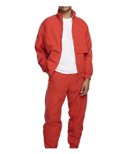 Ensemble de veste coupe-vent zippée pour homme sur mesure, patchwork, nylon, coupe-vent, respirant, taille plus, survêtement en polyester pour homme - Product Image 1