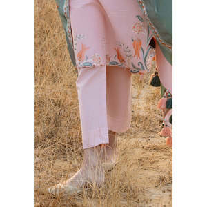 Conjunto de Traje de 3 Piezas Bordado para Mujer con Dupatta de Algodón Bordado PM-62057 - Product Image 4