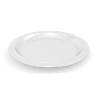 Assiette plate réutilisable ORNAMIN Classic Plus 26 cm, compatible micro-ondes et lave-vaisselle, pour restaurants, traiteurs et usage commercial.