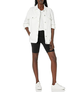 Trending New Style 2026 High Quality Breathable <b>Jean</b> Jackets for <b>Women</b> Fashion Regular Denim Fitted <b>Stretchy</b> with Pockets - Product Image 3