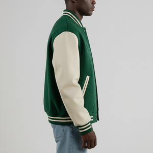 Chaqueta Universitaria Larga de Invierno para Hombre con Mangas de Algodón, Bordado de Alta Calidad, Logotipo Personalizado, Opciones Personalizables - Product Image 5