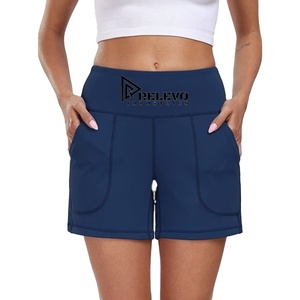 Shorts de course décontractés personnalisés de haute qualité pour femmes, shorts doux et respirants en tissu coton, fournisseur en gros - Product Image 1
