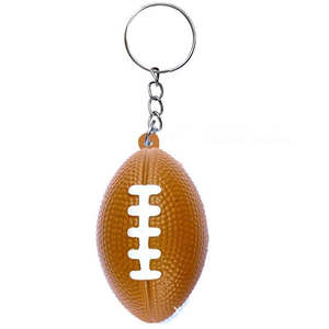 Pelota antiestrés personalizada con forma de fútbol de Rugby de Material PU, pelota antiestrés personalizada para promoción - Product Image 6