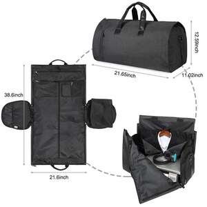 Bolsa de lona impermeable duradera para gimnasio con correa de hombro ajustable para hombres y mujeres, viajes y fitness - Product Image 3