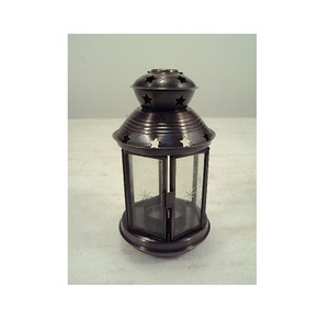 Lanterne décorative intérieure et extérieure en métal noir de meilleure conception - Product Image 5