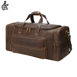 Sac de voyage en cuir pleine fleur pour homme, sac de sport et sac de nuit en cuir, très populaire - Product Image 2