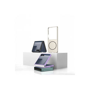 Coque de protection magnétique en silicone avec chargement sans fil M-Safe Silver, modèle A17, pour Samsung Galaxy Z Flip 7 - Product Image 5