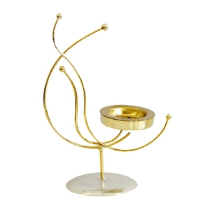 Quemador de Incienso Moderno de Oro Abstracto Curvo, Arte en Alambre Metálico, Incensario Creativo para Bakhoor, Decoración para el Hogar de Oriente Medio para Ramadán - Product Image 5