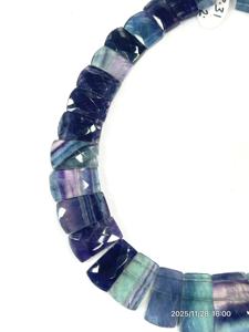 Collier ras de cou tendance de luxe en quartz de glace naturel facetté de qualité AAA, 18 pouces - Product Image 5