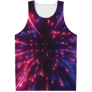 Venta al por mayor 3D Impreso Camiseta sin mangas Patrón colorido Camiseta sin mangas para hombres Mujeres Cool Streetwear Tallas grandes Moda transpirable - Product Image 3