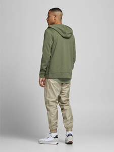 Nouveau sweat à capuche décontracté à fermeture éclair complète pour hommes 100% coton polaire matériel Logo personnalisé pull à capuche uni surdimensionné pour hommes - Product Image 3