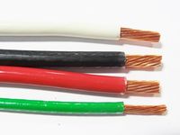 Cable THHN THWN de 600V, 8awg, 1/0awg, 3/0awg, conductor de cobre, chaqueta de nailon aislada de PVC para cable de Máquina Herramienta