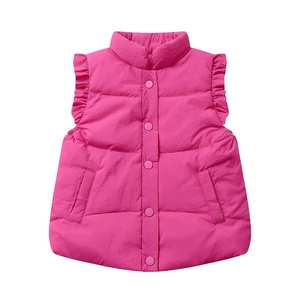 Chaleco de burbuja para niñas, abrigos de invierno, chaquetas de plumas - Product Image 3