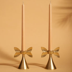 Bougeoir et support en laiton au design moderne de luxe pour la décoration intérieure/extérieure de Noël Prix de gros durables faits à la main Inde - Product Image 3