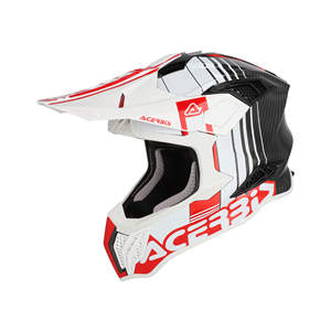 Casco Mezzo Integrale Acerbis AIRSTRIKE-C per Bambini, Nuovo in Fibra di Carbonio e Guscio in ABS per Motocross e Motociclismo - Product Image 1