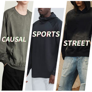 Custom Oversized <b>Hoodie</b> Unisex Cotton Pullover <b>Zip</b> <b>Up</b> Streetwear <b>Graphic</b> Vintage <b>Hoodie</b> Set for Men and Women - Product Image 6