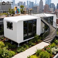 Model mewah yang dapat dilepas 40ft 20ft 2 Story Pod rumah Prefab C1 kombinasi 3 kamar tidur 2 kabin Apel mandi dengan dapur