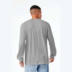 T-shirts pour hommes en gros avec logo personnalisé: Dry Fit 100% coton, vierge pour impression personnalisée, design uni - Product Image 3