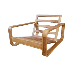CANAPÉ PROFOND EN BOIS DE TECK FABRIQUÉ EN INDONÉSIE - Product Image 1