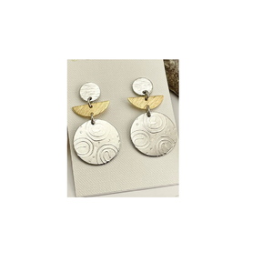 2025 Latest Exclusive Wholesale Unique <b>Bronze</b> & Brass Jewelry Fashion Knitting by Wire Indian secure fit earrings - Product Image 5