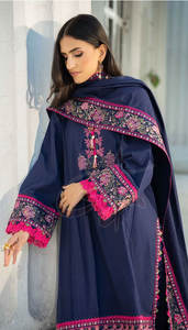 Trajes Formales para Mujer, Color Personalizado 2025, Sin Costuras, Alta Calidad, Colección de Invierno Khaddar, Nuevo Modelo Más Vendido - Product Image 3