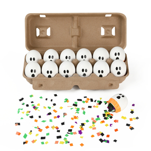 Huevos de Confeti de Fantasma de Halloween Cascaregg, Cascarones, Decoración de Fiesta, Juguete Divertido para Niños, Venta al por Mayor Directa de Fábrica - Product Image 1