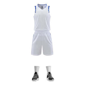 Maillots de basket-ball personnalisés double face unisexes 100% polyester antibactériens à séchage rapide avec logo personnalisé - Product Image 5