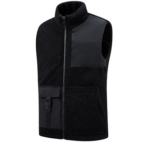 Chaleco de algodón sin mangas de lana para mujer Chaqueta de lana polar para mujer Chaleco precio al por mayor - Product Image 4