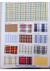 Colección de telas de uniformes para niñas de primera calidad, tela vaquera tejida duradera, material de camisa de vestir teñido liso transpirable para una comodidad duradera - Product Image 5