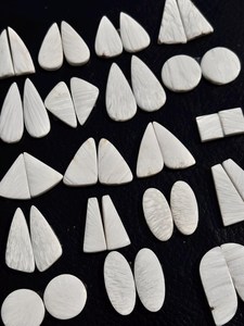 Wholesale Scolecite Matched Cabochon Pairs Natural Healing Gemstone Lot - Product Image 4