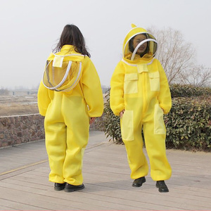 Combinaison d'apiculture intégrale anti-piqûre avec gants et voile à glissière Combinaison de travail respirante antistatique - Product Image 4