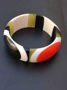 Pulsera de cuentas de resina de madera hecha a mano para mujeres y niñas, pulsera de encanto para regalos - Product Image 2