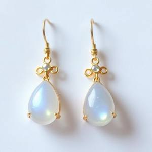 ต่างหูห้อยชุบทองไมครอนทำด้วยมือสีขาวรุ้ง925เงินสเตอร์ลิงทำด้วยมือเครื่องประดับแฟชั่นพร้อมคุณสมบัติห้อย - Product Image 6