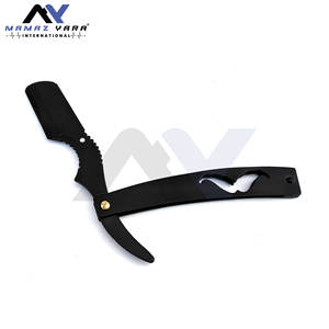 Navaja de Afeitar Profesional para Barbería, con Mango para Bigote, Navaja de Afeitar Recta para Hombre, Calidad Clásica de Salón, Moldeador de Barba, Cortador de Pelo, Duradero - Product Image 6