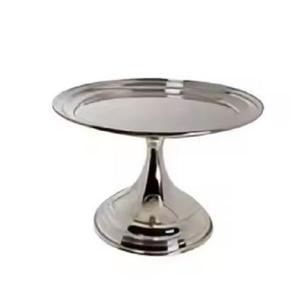 Soporte de pastel redondo para bodas, soporte de pastel de latón de diseñador con acabado dorado con cúpula de cristal, decoración de mesa para hoteles, soporte de exhibición de pasteles - Product Image 2