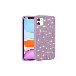 เคสป้องกันเพชรพลอยเทียมเงาสุดหรูสำหรับ iPhone 11 Pro 14 PLUS 13 PRO MAX-สีชมพูแวววาว - Product Image 6