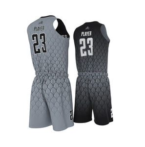 Fábrica al por mayor ligero personalizado baloncesto uniforme 100% poliéster transpirable impreso logotipo personalizado nombre del jugador servicio OEM - Product Image 2