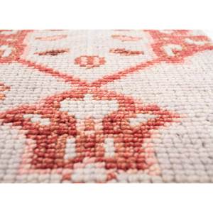 Alfombra de Lana Anudada a Mano Erbe, Diseño Abstracto con Medallón Rojo Naranja, Rectangular, para el Hogar, Entrada o Pasillo, 9x12 - Product Image 3